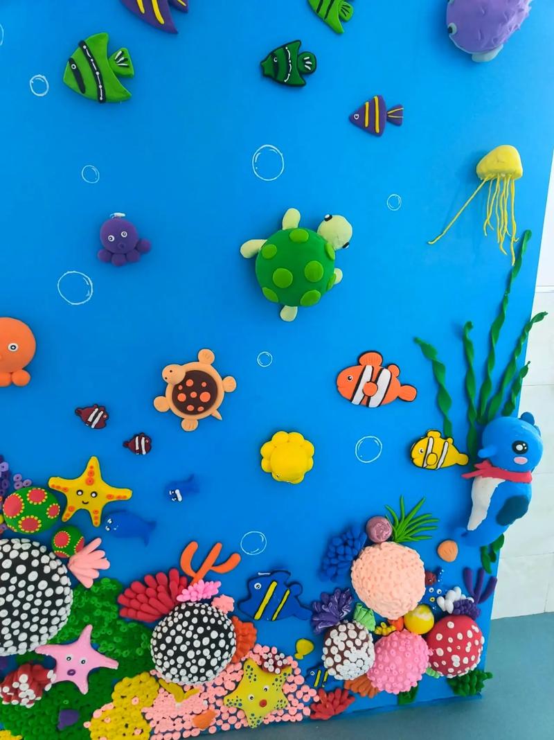 早教环境创设蓝色主题