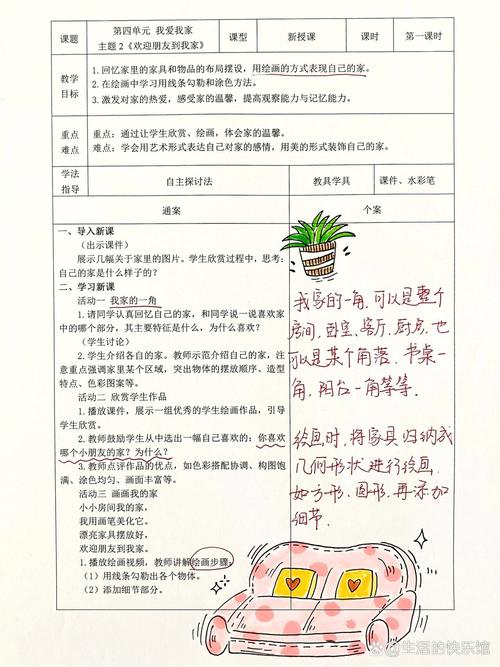 小学一年级美术上册教案