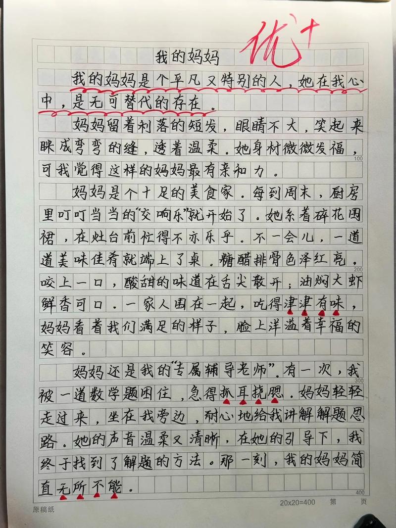 小学三年级我的妈妈作文