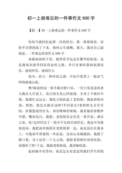 初中那些事600字作文