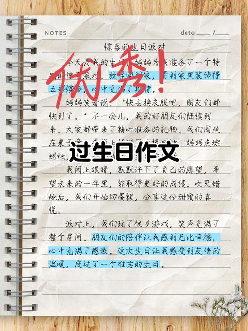 关于生日的作文初中作文