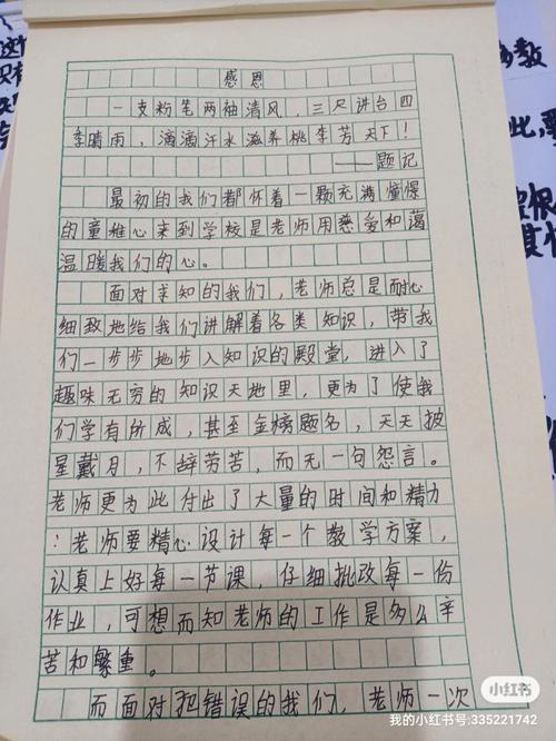 初中感恩的作文600字